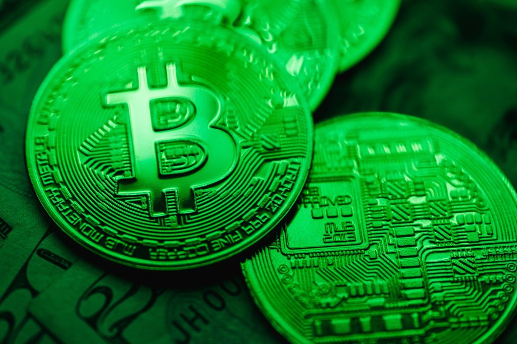 Illustratie van Bitcoin en iDEAL-betaalmogelijkheden voor veilige cryptocurrencyaankopen online